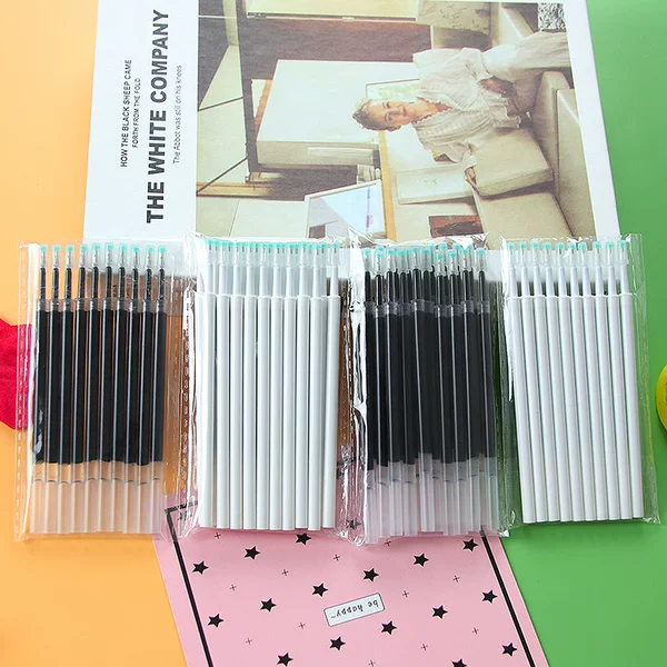 ST head refill transparent Rod White Rod 10 20 pack press refill brush pen quick dry refill manufacturers wholesale