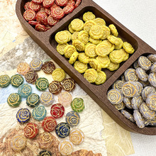 17mm���Զ�ɫ�̽��p��õ�廨�� DIY�ֹ�����ɢ���֙C��Ʒ���