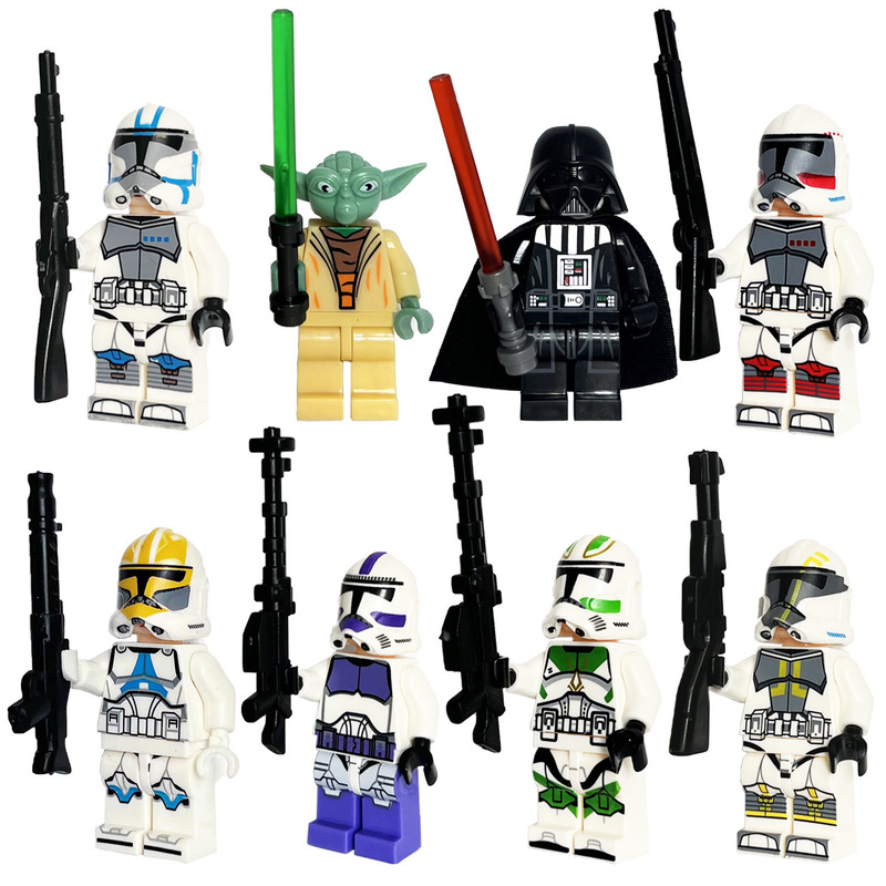 Planet Building Block Doll Vs. Legion Commander Educational Assembly Toy Movie Series Cross-Border Foreign Trade Wholesale