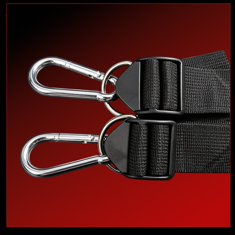 Door-Mounted Sex Swing with Nylon Straps, Black Bondage Set for Couples — detail image 20