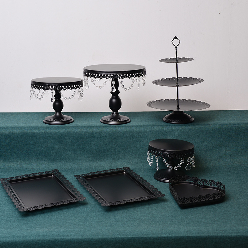 Estilo europeo creativo oro hueco soporte de la torta accesorios de la boda decoración de la Mesa de postre tienda de postres pastel de postre combinación