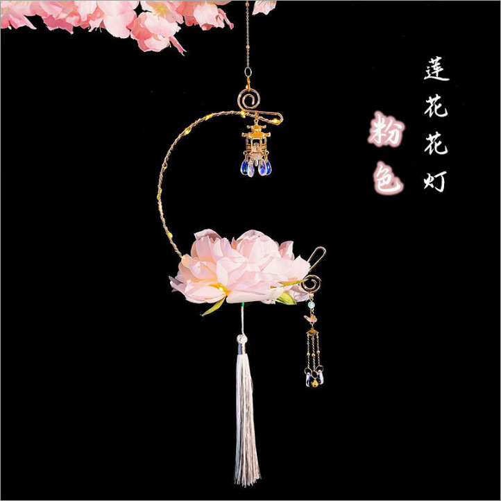 中秋節の新作蝶型花灯、お祭りの雰囲気を演出する光る手持ち写真撮影用アクセサリー、屋台卸売、国潮ランタン|undefined