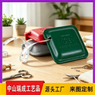 PU皮卷尺1.5米迷你皮尺可批发油边软尺卷尺可印LOGO居家日用礼品