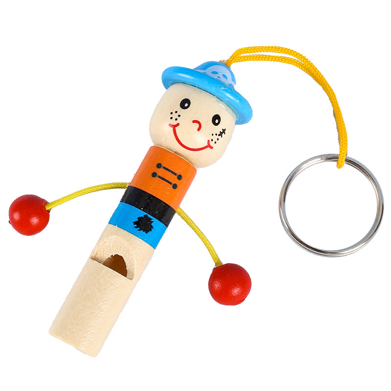 漫画の木製の海賊の口笛のおもちゃの子供の吹奏楽器の赤ちゃんのホイッスルの賞品のプレゼント|undefined