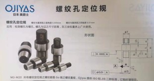 Japanese OJIYAS threaded hole positioning gauge