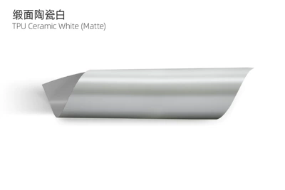Purple Invisible Car Wrap Tpu Car – Auto Color Change Film - satin-ceramic-whitetpu-ceramic-white-matte-tpu
