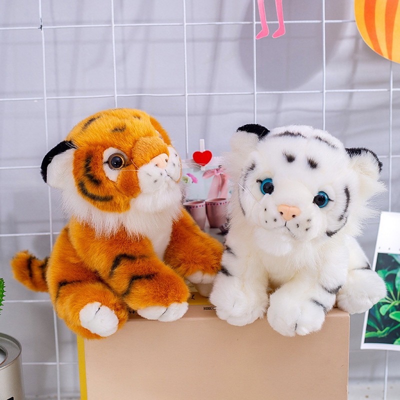 仿真小老虎毛绒玩具东北虎大号公仔儿童抱枕玩偶动物园礼品批发