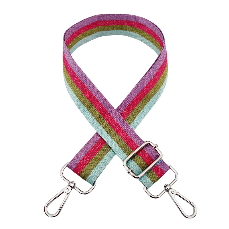 Polyester Stripe Bag Strap display picture 7