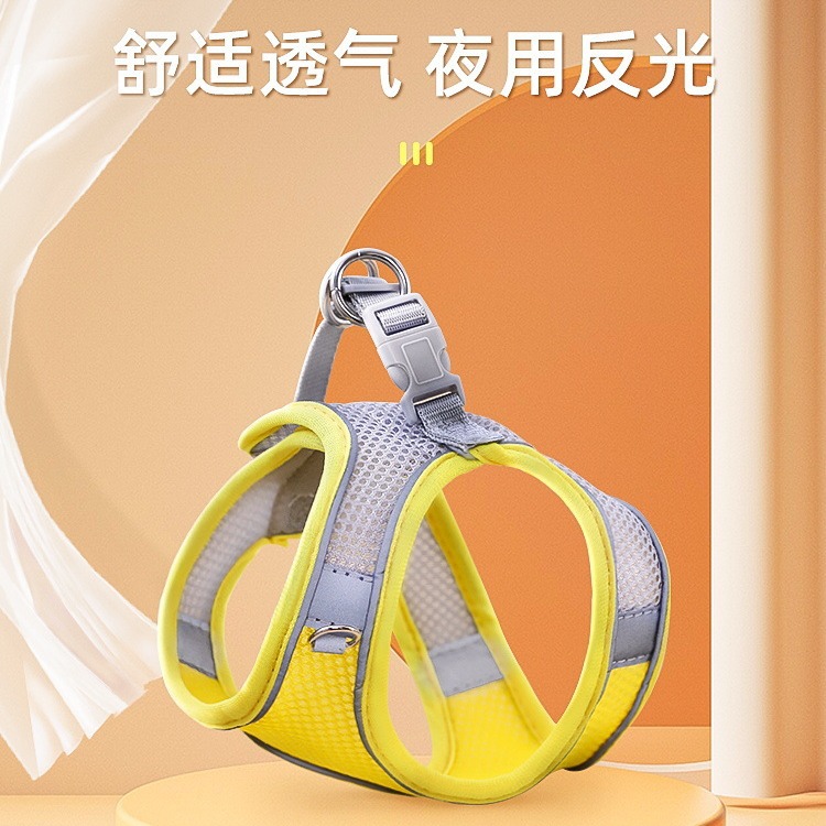 Cuerda de tracción para perros Cuerda para pasear a los perros Perro pequeño Teddy Corgi Bear Cachorro Cat Mascot chaleco correa para el pecho