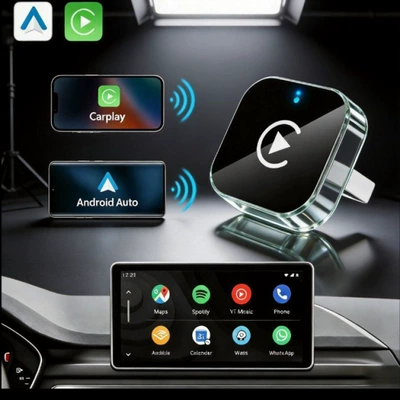 for cars, 2-in-1 Android | Simsiz CarPlay və Android Auto