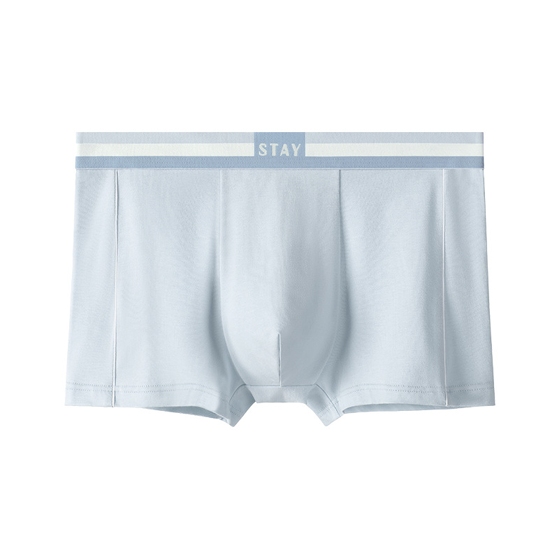 Ropa interior de los hombres de verano de los muchachos delgados boxer shorts deportes juveniles transpirable boxer shorts ropa interior modal