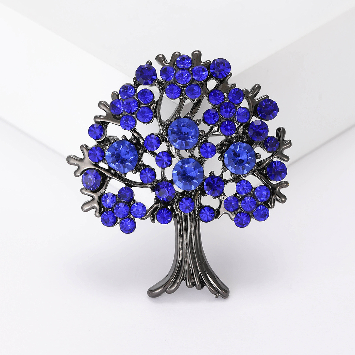 18g Weight Brooches Classification Holiday, Selfie Occasion Alloy Material Tree Pattern Women's Gender Elegant, Lady, Simple Style Style Elegant Lady Simple Style Pin Tree Alloy Women's Brooches 3
