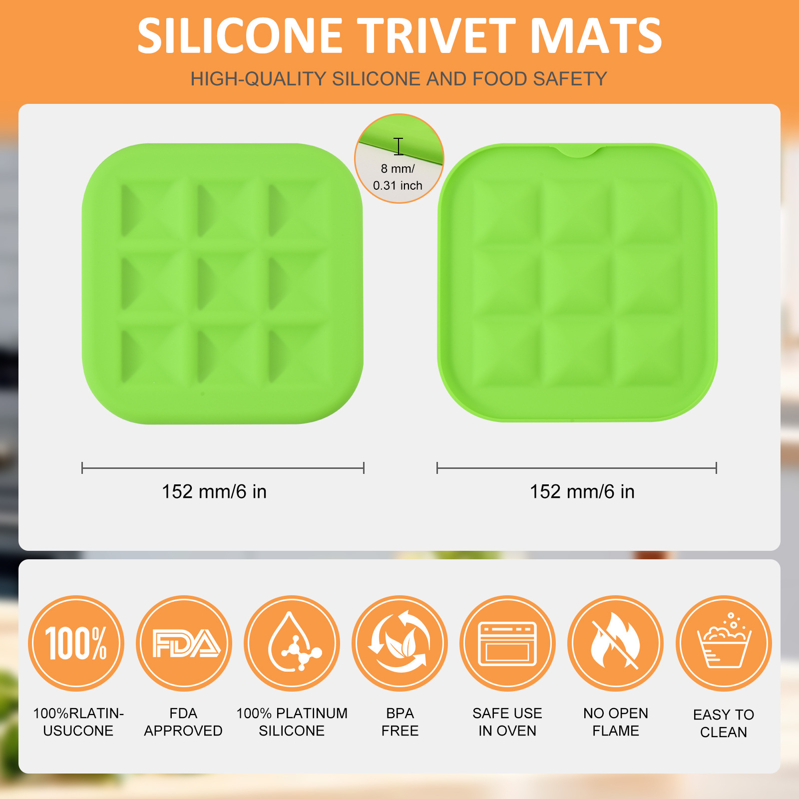 Taza de té de silicona almohadilla de platos almohadilla de aislamiento térmico almohadilla de mesa de comedor almohadilla de comedor casera alta sensación de lujo ligera mortero resistente al quemado almohadilla