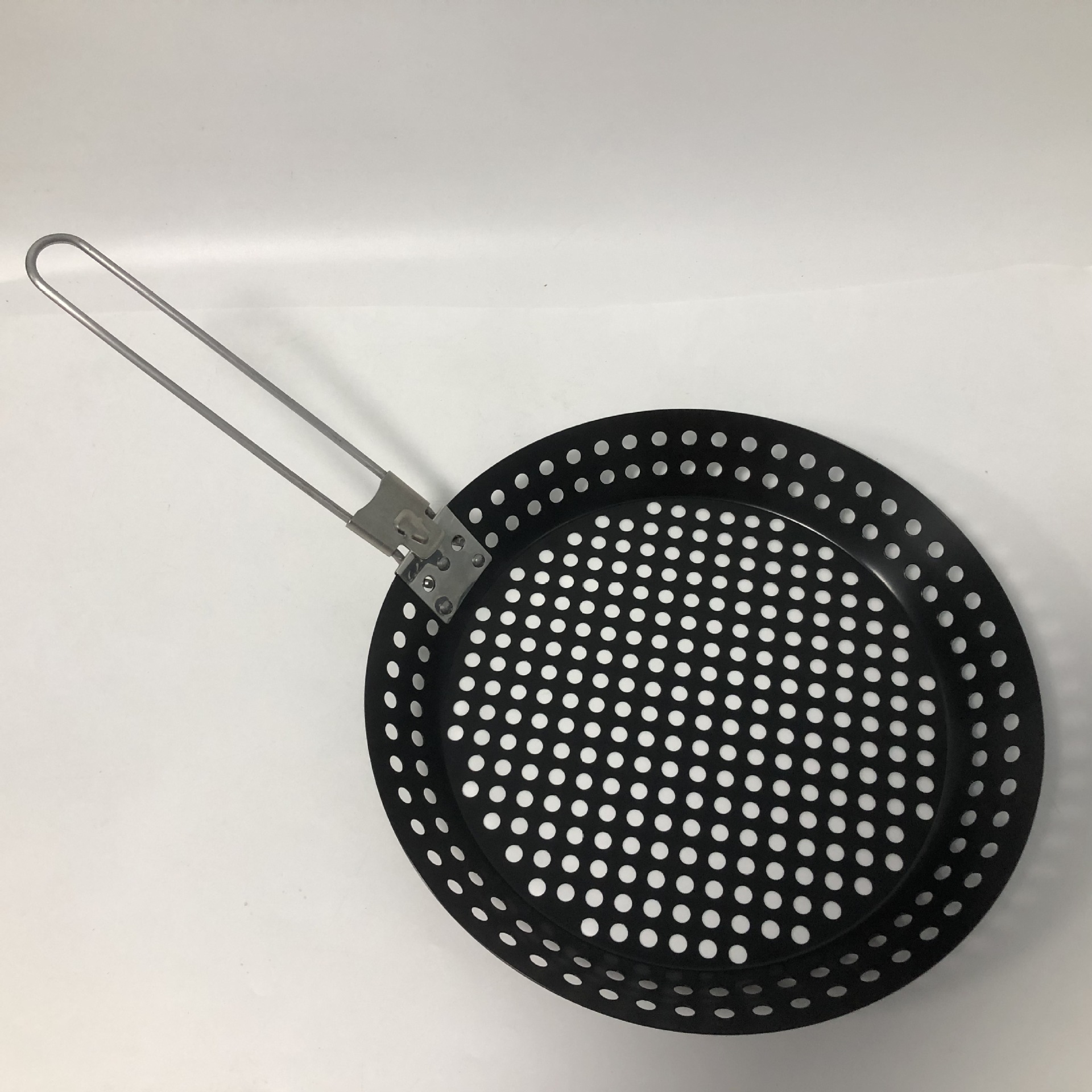 Fábrica directa de venta de barbacoa placa de barbacoa no pegajosa recubrimiento plegable placa de pollo de fondo plano hortalizas al aire libre placa de fugas de hortalizas