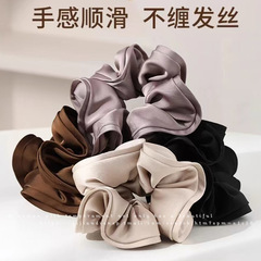 韩系木耳边大肠发圈女高级感头绳不勒发无扎痕发绳高弹力皮筋发饰