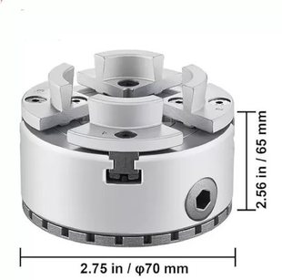 American Woodworking Chuck Wood Lathe 4inch 5inch Self-Centering Linkage Helical Four-Jaw Standard Chuck M33