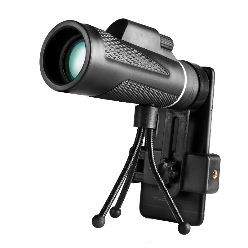 白牌望远镜40x60高倍高清手机拍照军事便携户外观鸟镜单筒望远镜