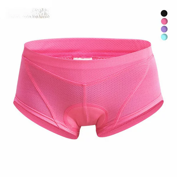 Wosawe Women's Cycling Underwear Elastic Breathable Bubble Wrap 3D Silicone Cushion Leggings Cycling Clothing
