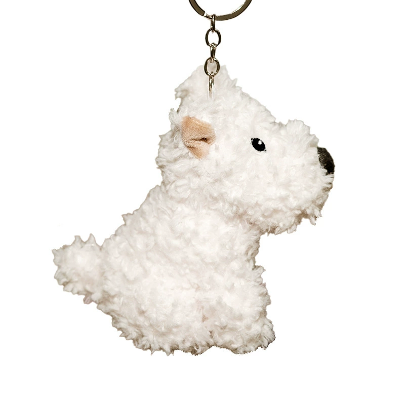 Брелок West Gaoson West Highland Puppy Plush Charm, 11.5 × 12 см, мягкий милый подарок на день рождения
