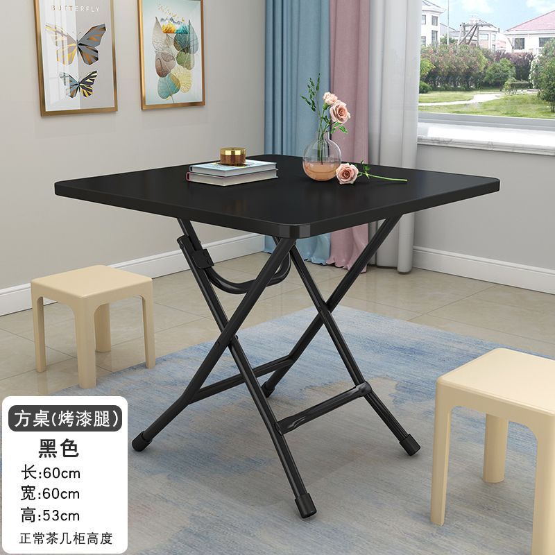 Mesa plegable mesa de comedor plegable simple mesa de comedor casera pequeña mesa de alquiler de habitaciones puestos de mesa de comedor simple de tipo pequeño