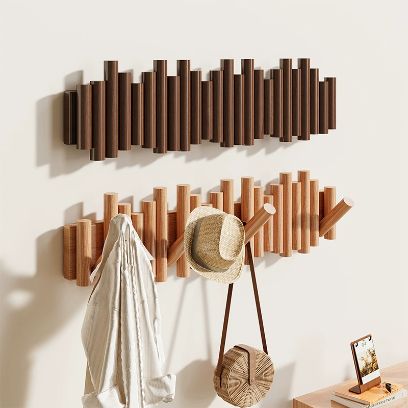 Крючки для одежды из цельного дерева за дверью, вешалка для одежды, настенные крючки для ключей на входной двери, крючки для одежды на входе, настенные шторы для фортепиано.