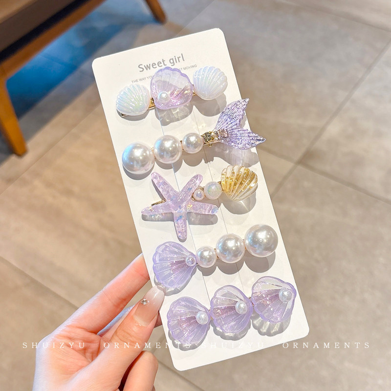 Estrellas de dopamina de verano costera coreana nicho de diseño universal lindos tocadillos broches al por mayor