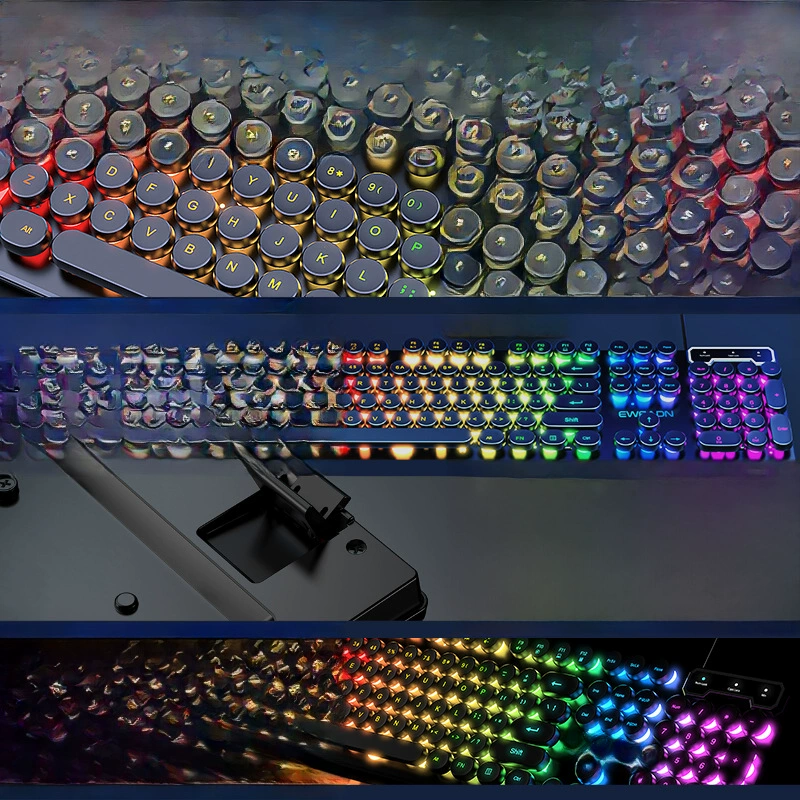 Форерunner GX30 клавиатура механическое ощущение проводной RGB панк киберспорт игра офис компьютер периферия кроссборд