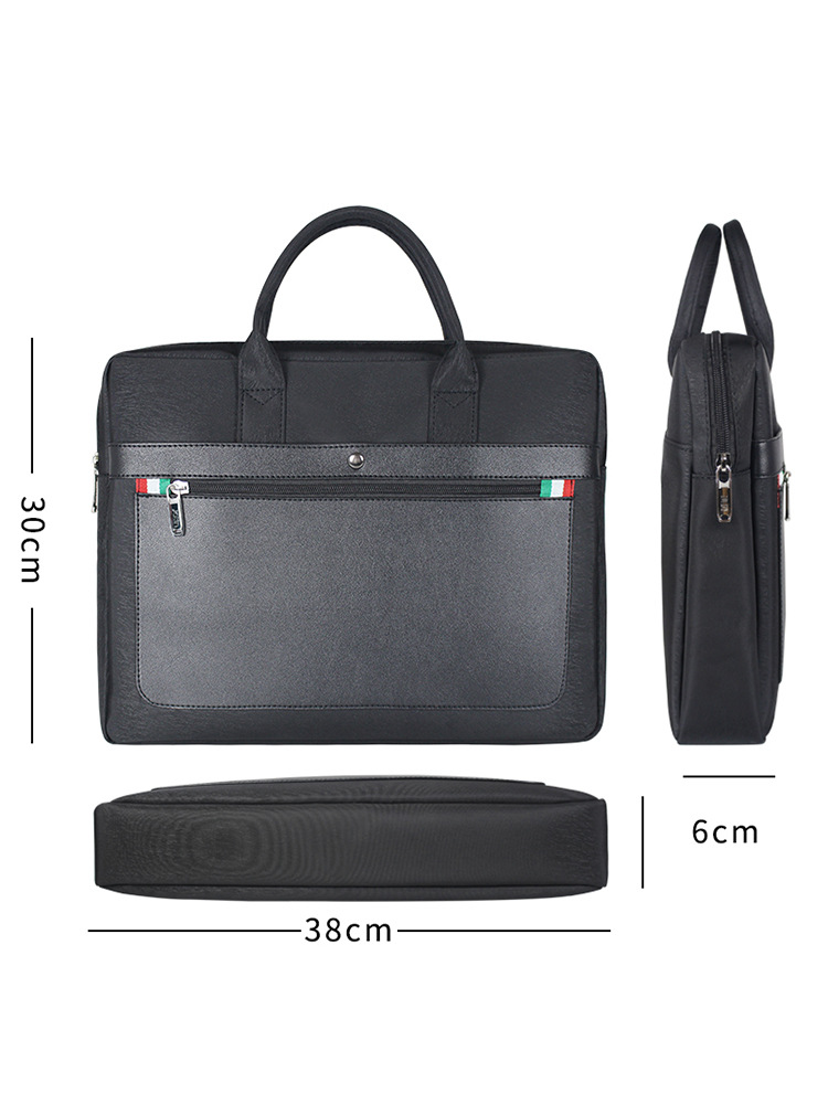 Handheld capacious materials set for documents, multilayer shoulder bag for folders, increased thickness