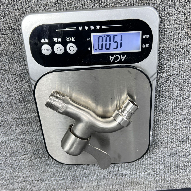 工厂批发 加厚304不锈钢洗衣机水龙头 加长拖把池龙头铜芯4分快开|undefined