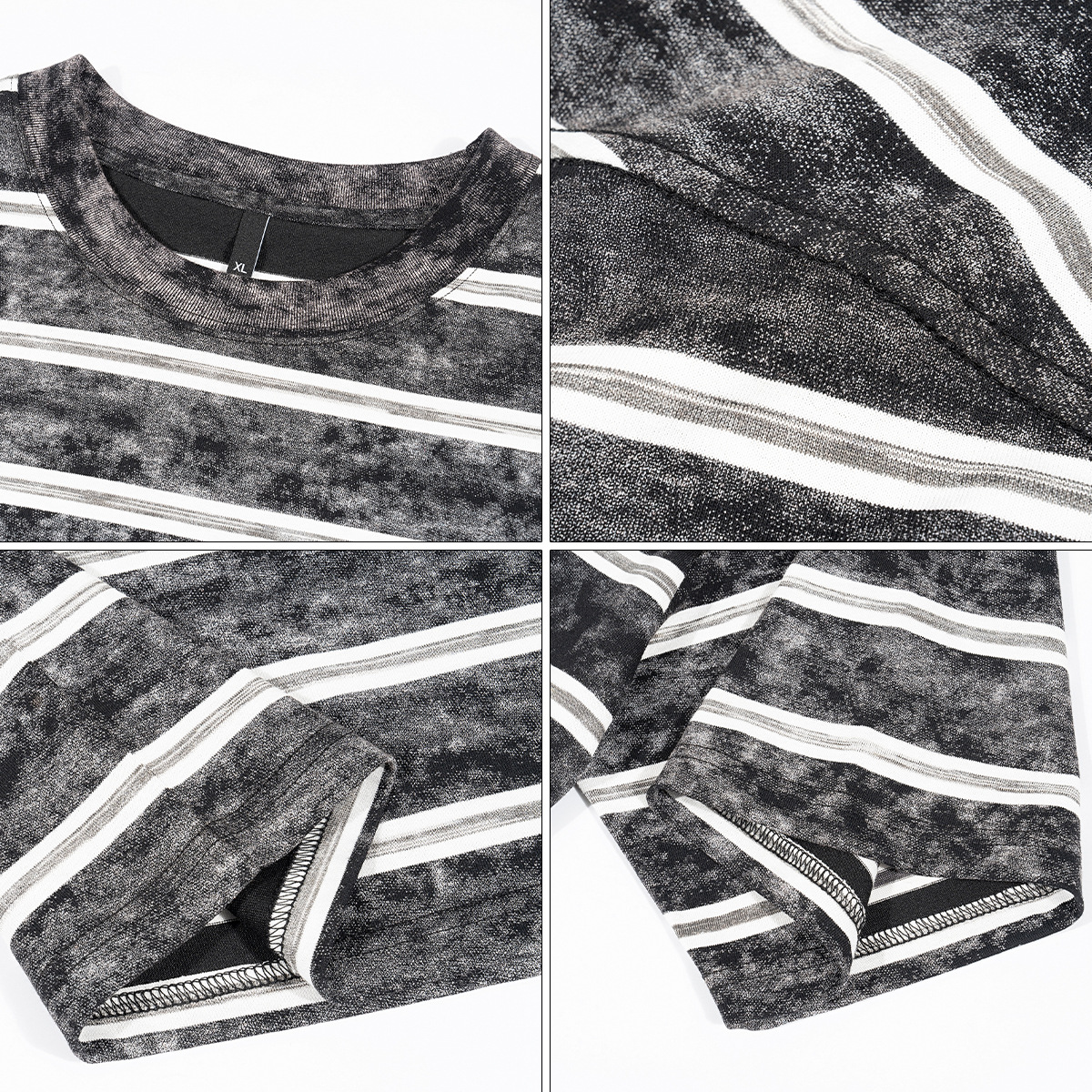 ETAI ropa de hombre de verano camiseta de hombre de manga corta marca de tendencia nueva línea retro de alta calidad versión suelta de la camiseta lavable con agua