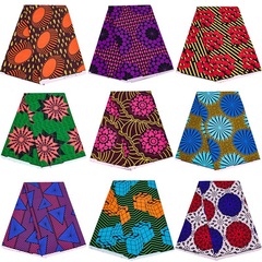 Cross-border supply from Africa printed polyester fabric for clothing and dresses, plain weave geometric printed fabric