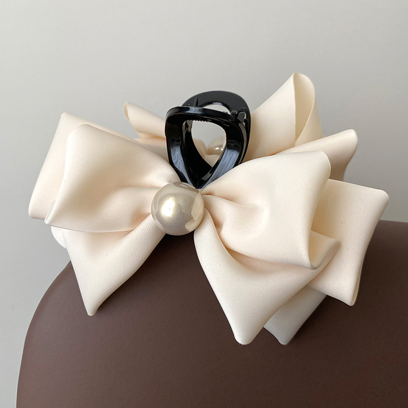5,12 Zoll Retro-Haifischclip mit großer Schleife für Damen – Vintage-Haarspange mit voluminösem Design, hochwertiges Haar-Accessoire – Detail 6