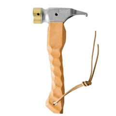 新帳篷錘櫸木手柄不鏽鋼銅頭戶外露營登山帳篷地釘拔釘榔頭帶鈎子