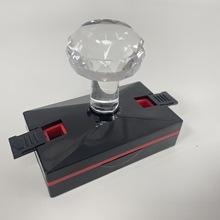 双加油口 Histamp长方印章材料批发 带海绵储油垫 水晶光敏印章