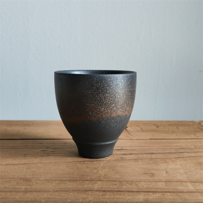 작은 발 찻잔 금박 140ml