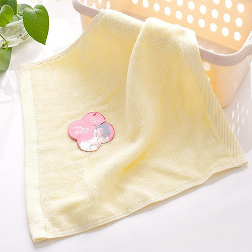 Manufacturer bamboo fiber color broken square towel small towel wholesaler super gift absorbent children's bamboo fiber square towel