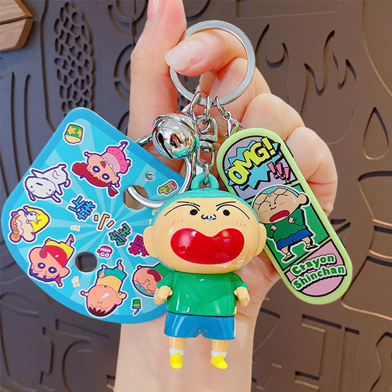 本物のクレヨンしんちゃん恋人ビスケットシリーズキーホルダーかわいいバッグペンダント車のキーチェーンギフト卸売|undefined