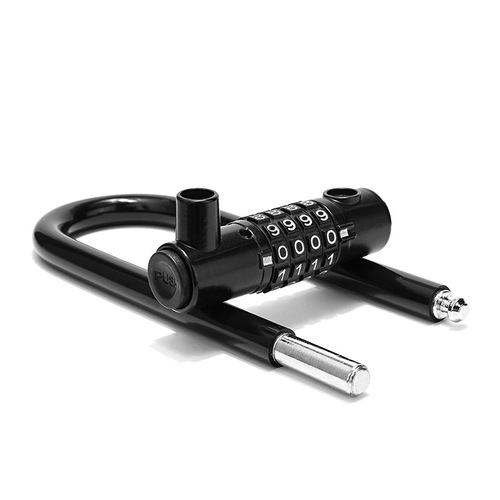 Bicycle lock U-shaped lock Glass door lock password lock Door padlock anti-cut anti-theft shop U-shaped lock double mortise lock
