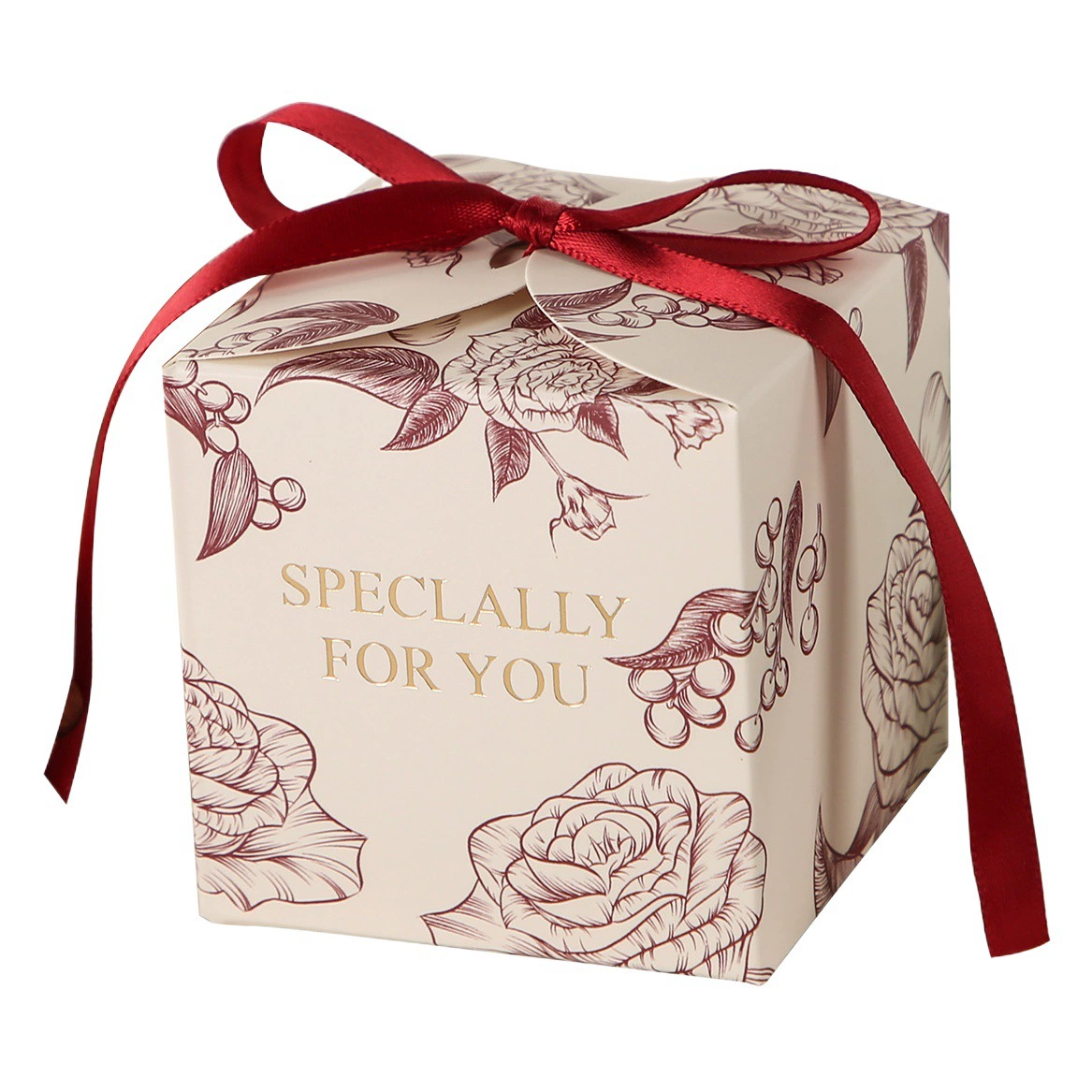 Лидер продаж, новая креативная ручная роспись, маленькая свежая роза, Линлан, лилия, ирис, цветение вишни, тюльпан, свадебная коробка конфет