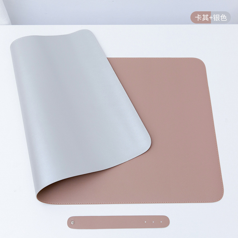 デスクパッド革マウスパッド大型防水防汚学生学習デスクパッドノートブックパッド PVC キーボードパッド|undefined