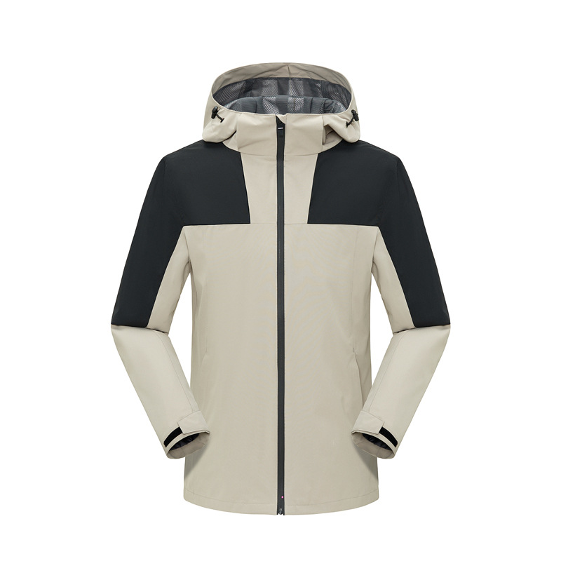 Equipo de hombres negro ropa de trabajo a prueba de viento impermeable al aire libre chaqueta antiestática Temperatura de bloqueo resistente al desgaste elástico