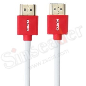 供应超细HDMI 线, Slim HDMI线， HDMI Slim cable ,全铜HDMI线