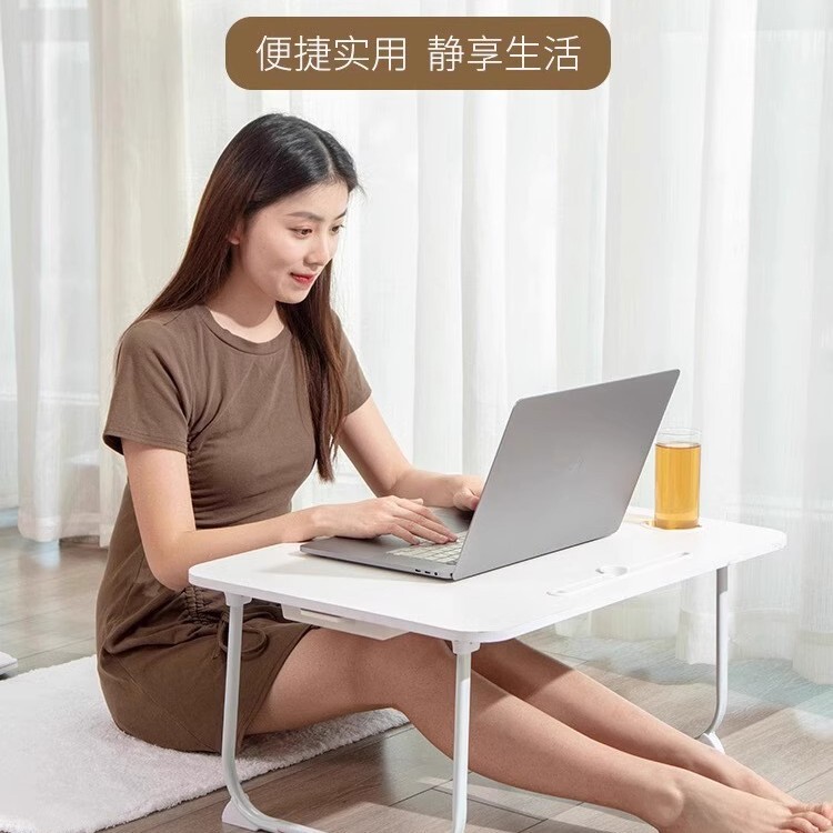 Small Table on the Bed, Bay Window Folding Table, Student Bedside Dormitory Desk, Laptop Stand, Office Desk Small Table on the Bed, Bay Window Folding Table, Student Bedside Dormitory Desk, Laptop Stand, Office Desk