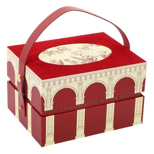 Wedding Bridesmaid Accompanying Gift Wedding Candy Box Square Box High-end Iris Flower Hand Gift Empty Box Gift Box