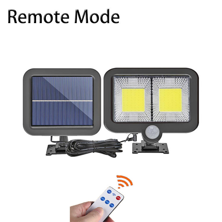Luz de jardín con energía solar, luz de pared impermeable con sensor de movimiento para exteriores, iluminación para garaje, sensor inteligente, súper brillante.