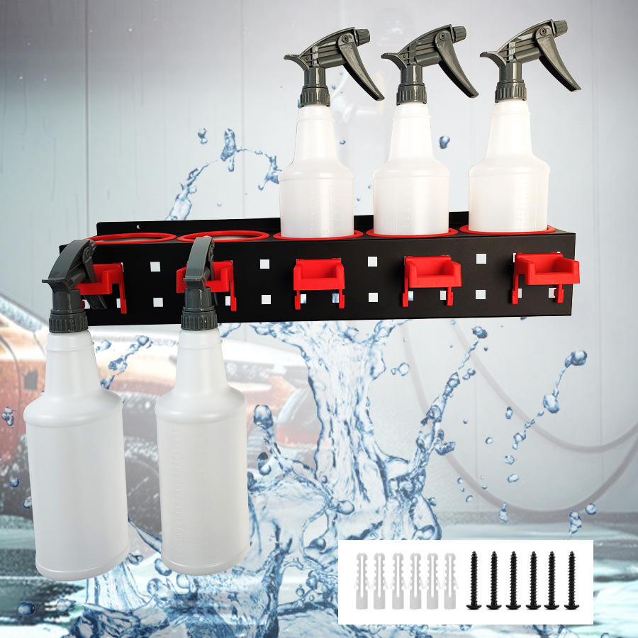 Luxury Spray Bottle Storage Rack Abrasive Cleaning Supplies Storage Rack Multi-Functional Storage Rack Cross-Border