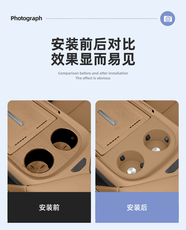 Suitable for 26 Models of Xpeng Gx, Silicone Protective Anti-Slip Mat for the Central Control Water Cup Holder, Special Car Interior Modification Accessories