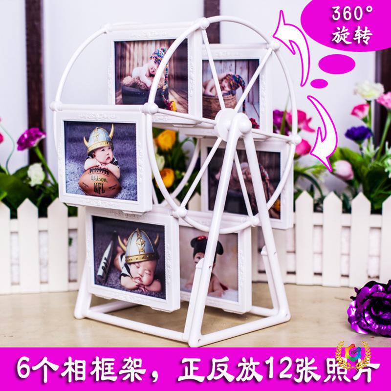 ↬ Manufacturer Wholesale European-Style Rotating 5inch Ferris Wheel Windmill Photo Frame Display Stand for Children's Wedding Photo Studio Photos ↬ Manufacturer Wholesale European-Style Rotating 5inch Ferris Wheel Windmill Photo Frame Display Stand for Children's Wedding Photo Studio Photos