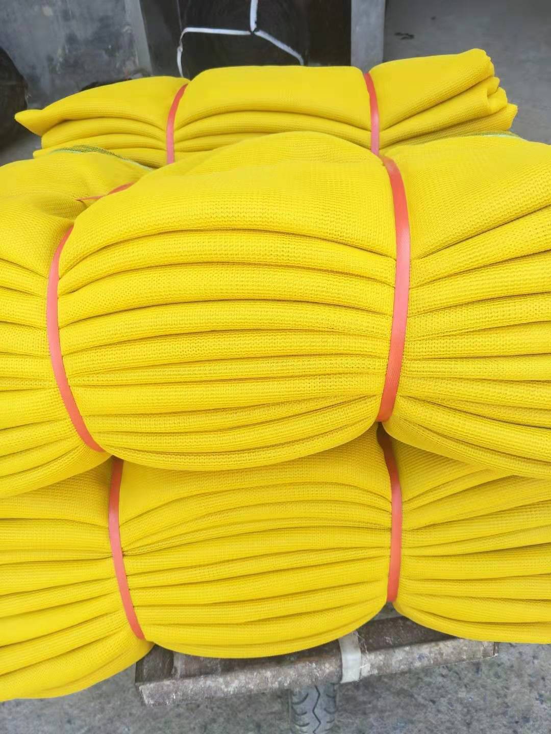 批发工地建筑安全网脚手外架防尘阻燃防护网黄色密目网网格