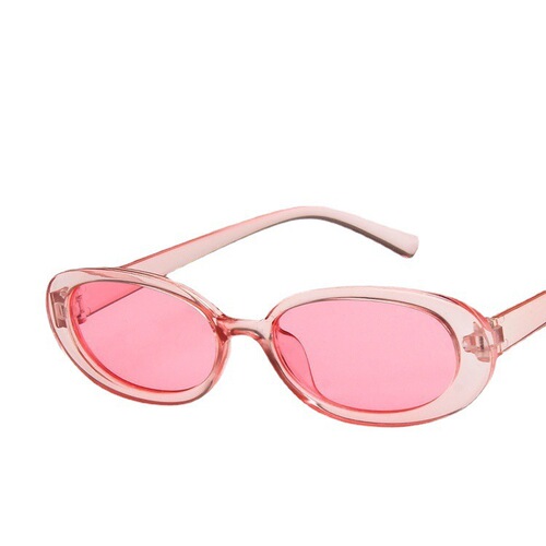 Oval stripe color, European and American trend cow color, small-frame sunglasses, stars, the same style, fashionable cross-border sunglasses wholesale